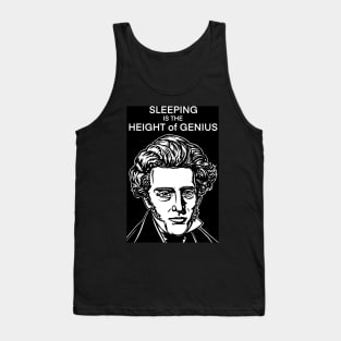 SOREN KIERKEGAARD quote .8 - ink portrait Tank Top